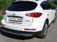 Infiniti QX50 (14–) Защита задняя центральная (овальная) 75х42 мм