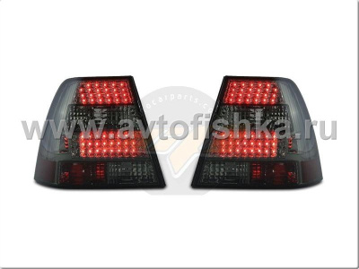 Volkswagen Bora (98-) фонари задние светодиодные красно-тонированные, комплект 2 шт.
